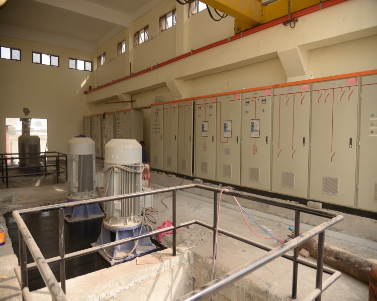Pump House equipped with LV Panels & Motors for Disposal Station, Hudiara Drain Project, Lahore
